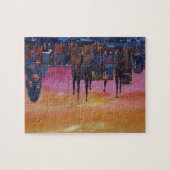 Barcelona-Skyline und Torre Agbar, Sagrada Familia Puzzle (Horizontal)