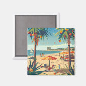 Barcelona Souvenir Magnet (Vorderseite/Rückseite)