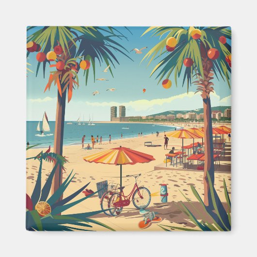 Barcelona Souvenir Magnet (Vorne)