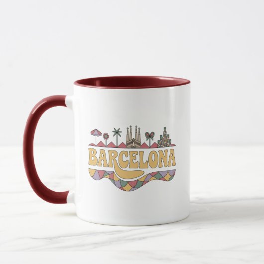 Barcelona Spain Europe Tasse (Links)