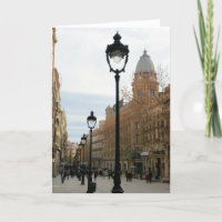 Barcelona, Spain - Portal del Angel Greeting Card