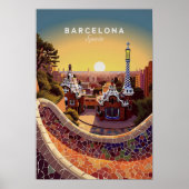Barcelona Spain Poster (Vorne)