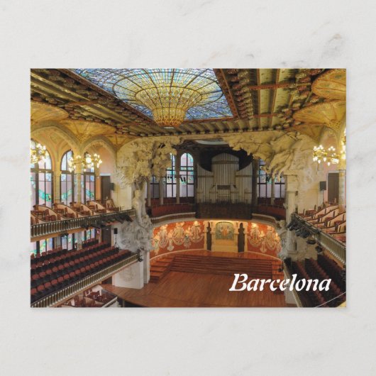 Barcelona, Spain Postkarte (Vorderseite)