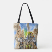 Barcelona, Spain Tasche (Rückseite)