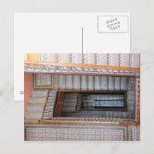 Barcelona, Spain - Tile Stairway Postcard Postkarte (Vorne/Hinten)