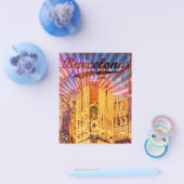 Barcelona, Spain, Vintage, Plakat Flyer (Einzeln)