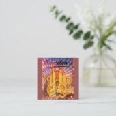 Barcelona, Spain, Vintage, Plakat Quadratische Visitenkarte (Stehend Vorderseite)