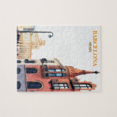 barcelona Span Travel Art Vintag Puzzle (Horizontal)
