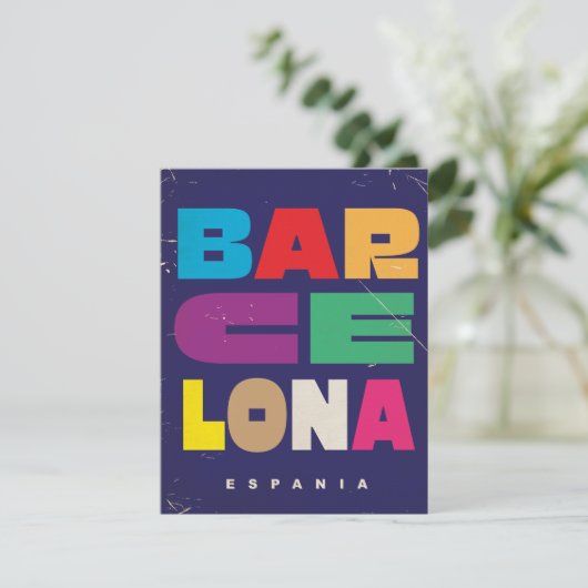 Barcelona Spanien (Stehend Vorderseite)
