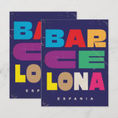 Barcelona Spanien (Vorne/Hinten)