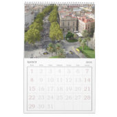 Barcelona, Spanien, 24 Monate Kalender (Mär 2026)