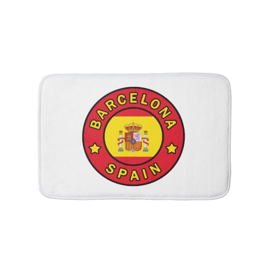 Barcelona Spanien Badematte (Vorderseite)
