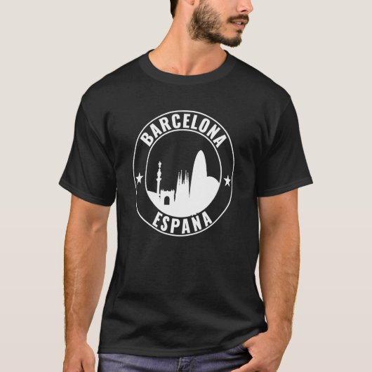 Barcelona Spanien Barcelona Spanien Spanien Spanie T-Shirt (Vorderseite)