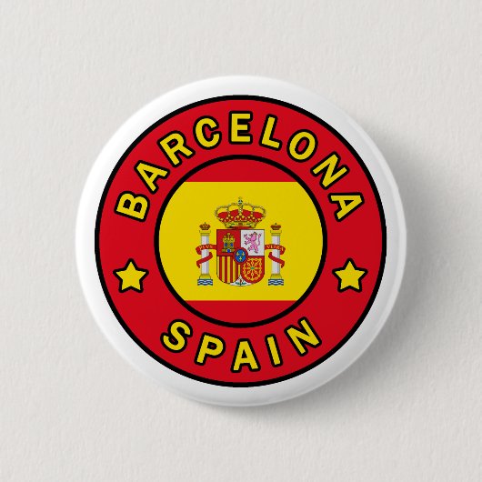 Barcelona Spanien Button (Vorderseite)