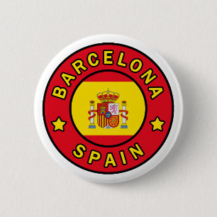 Barcelona Spanien Button