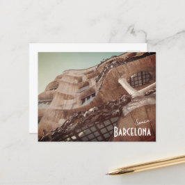 Barcelona, Spanien - Casa Batllo von Gaudi Postcar Postkarte