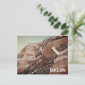 Barcelona, Spanien - Casa Batllo von Gaudi Postcar Postkarte (Stehend Vorderseite)