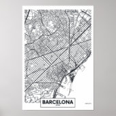 Barcelona, Spanien | City Map Poster (Vorne)