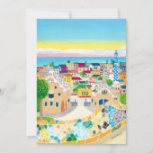 Barcelona Spanien Einladung (Vorderseite)