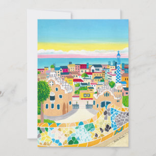 Barcelona Spanien Einladung