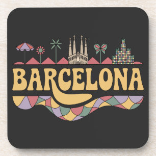 Barcelona Spanien Europa Getränkeuntersetzer