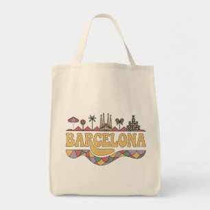 Barcelona Spanien Europa Tragetasche