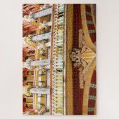 Barcelona Spanien Farbenfrohe Architektur Foto Puzzle (Vertikal)