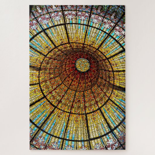 Barcelona Spanien - Foto für gefestigte Gläser Puzzle (Vertikal)