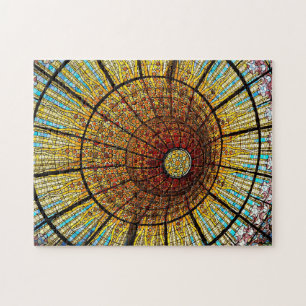 Barcelona Spanien - Foto für gefestigte Gläser Puzzle