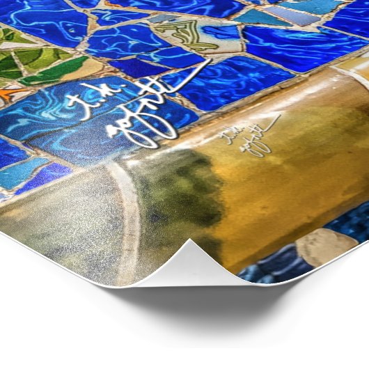 Barcelona Spanien Foto Moderne Kunst (Ecke)