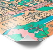 Barcelona Spanien Fotodruck (Ecke)