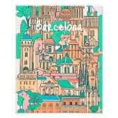 Barcelona Spanien Fotodruck (Vorne)