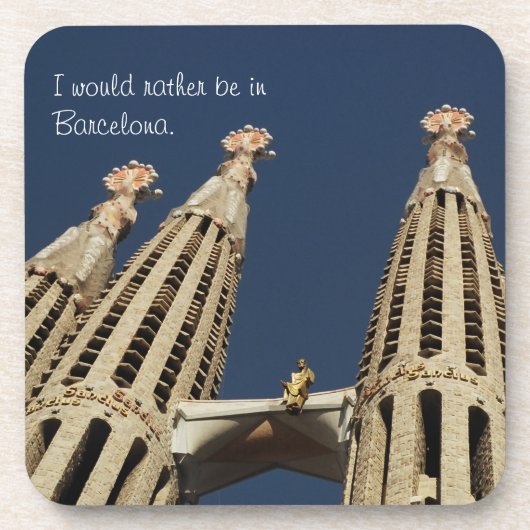Barcelona Spanien Gaudi España Kaffee Untersetzer (Vorderseite)