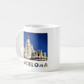Barcelona Spanien Gaudi Park Guell Foto Kaffeetasse (Vorderseite Links)