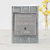 Barcelona, Spanien - Gebrauchskarte Karte (Gelbe Blume)