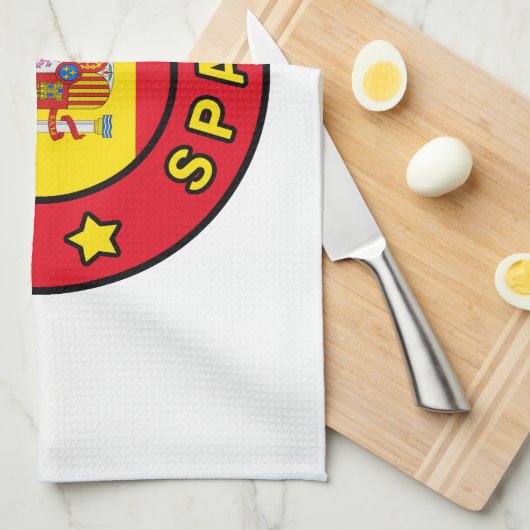 Barcelona Spanien Geschirrtuch (Viertel Falte)