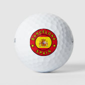 Barcelona Spanien Golfball (Vorderseite)