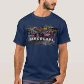 Barcelona, Spanien, Graffiti T-Shirt (Vorderseite)