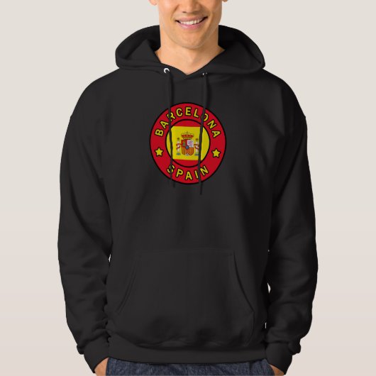 Barcelona Spanien Hoodie (Vorderseite)