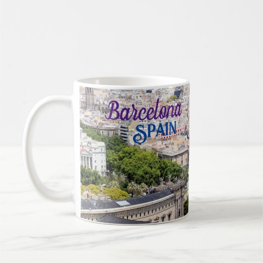 Barcelona Spanien Kaffeetasse (Links)