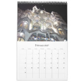 Barcelona - Spanien - Kalender (Feb 2027)