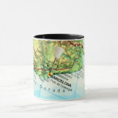 Barcelona, Spanien Karte Tasse (Zentrum)