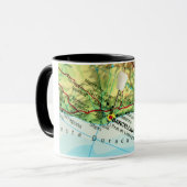 Barcelona, Spanien Karte Tasse (Vorderseite Links)