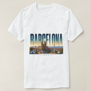 Barcelona Spanien: Katalanische Mittelstadt 📍 T-Shirt