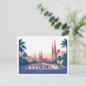 Barcelona Spanien Kathedrale Barcelona Postkarte (Stehend Vorderseite)
