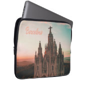 Barcelona Spanien Kirche Laptopschutzhülle (Vorne Rechts)