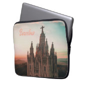 Barcelona Spanien Kirche Laptopschutzhülle (Vorderseite Links)