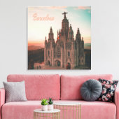 Barcelona Spanien Kirche Leinwanddruck (Insitu (Wohnzimmer))