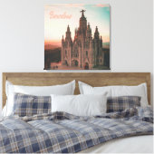 Barcelona Spanien Kirche Leinwanddruck (Insitu (Schlafzimmer))