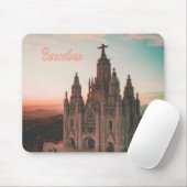 Barcelona Spanien Kirche Mousepad (Mit Mouse)